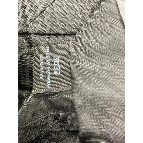 Marc Anthony Mens Gray Shadow Striped Suit Jacket 42R Wool Pants 36x32 - Picture 16 of 16